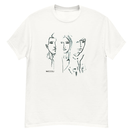 Miccoli Sketch Faces T-Shirt