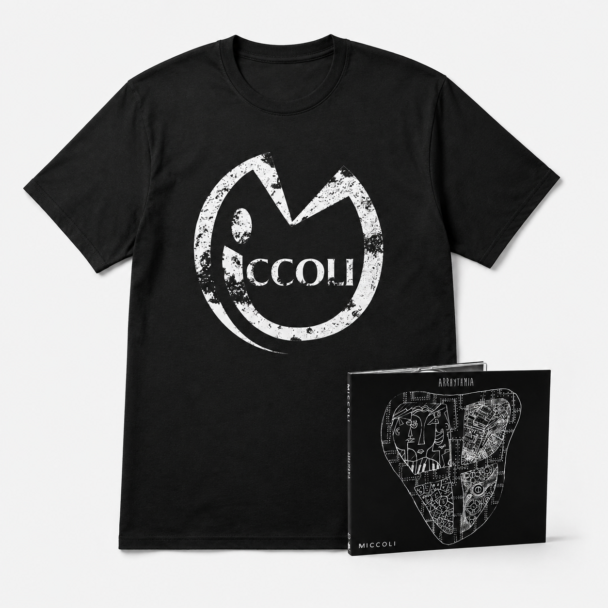 Arrhythmia CD + Miccoli Logo T-Shirt Bundle