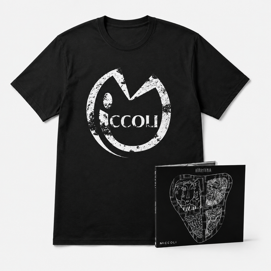 Arrhythmia CD + Miccoli Logo T-Shirt Bundle